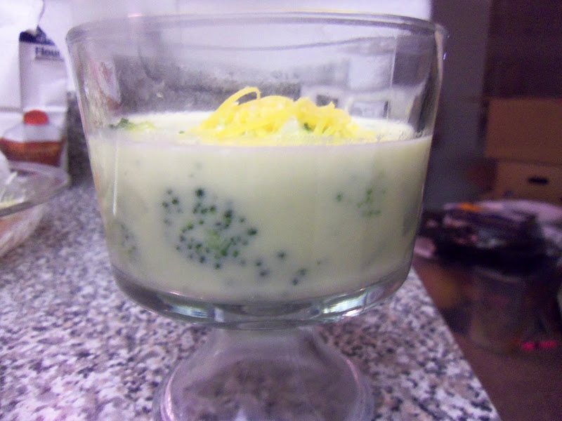 Halloween Broccoli Cheddar Soup