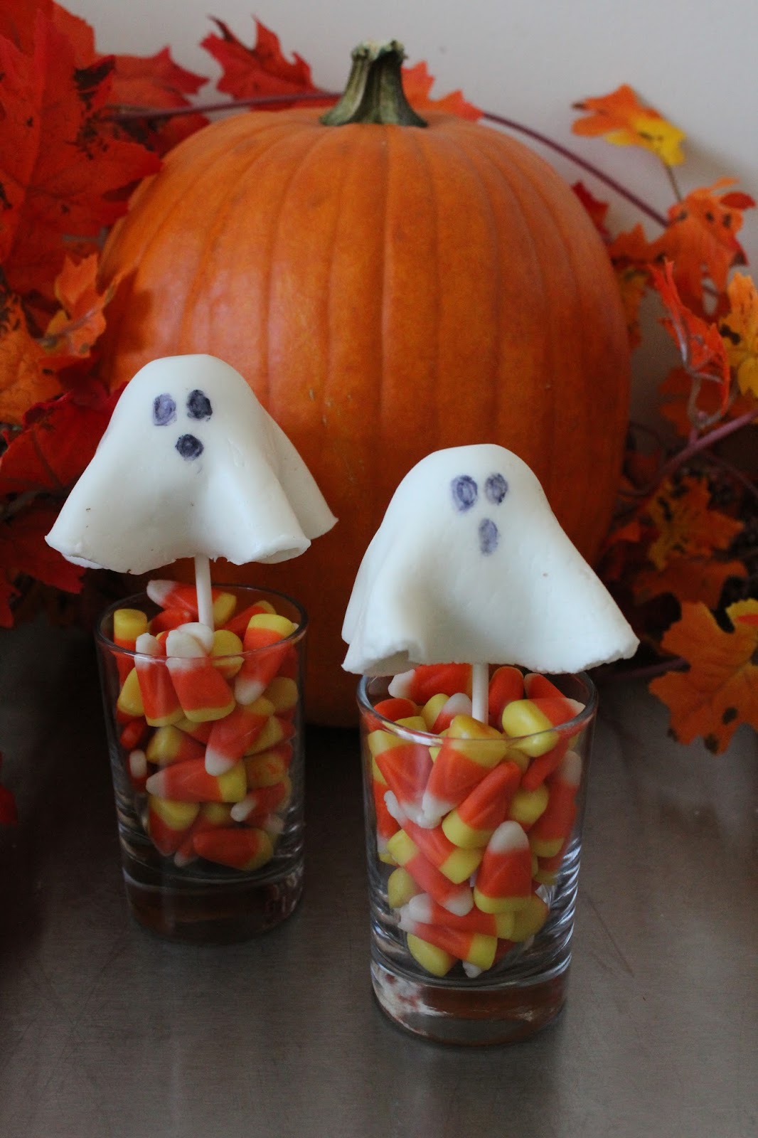 Chocolate Brownie Ghosts