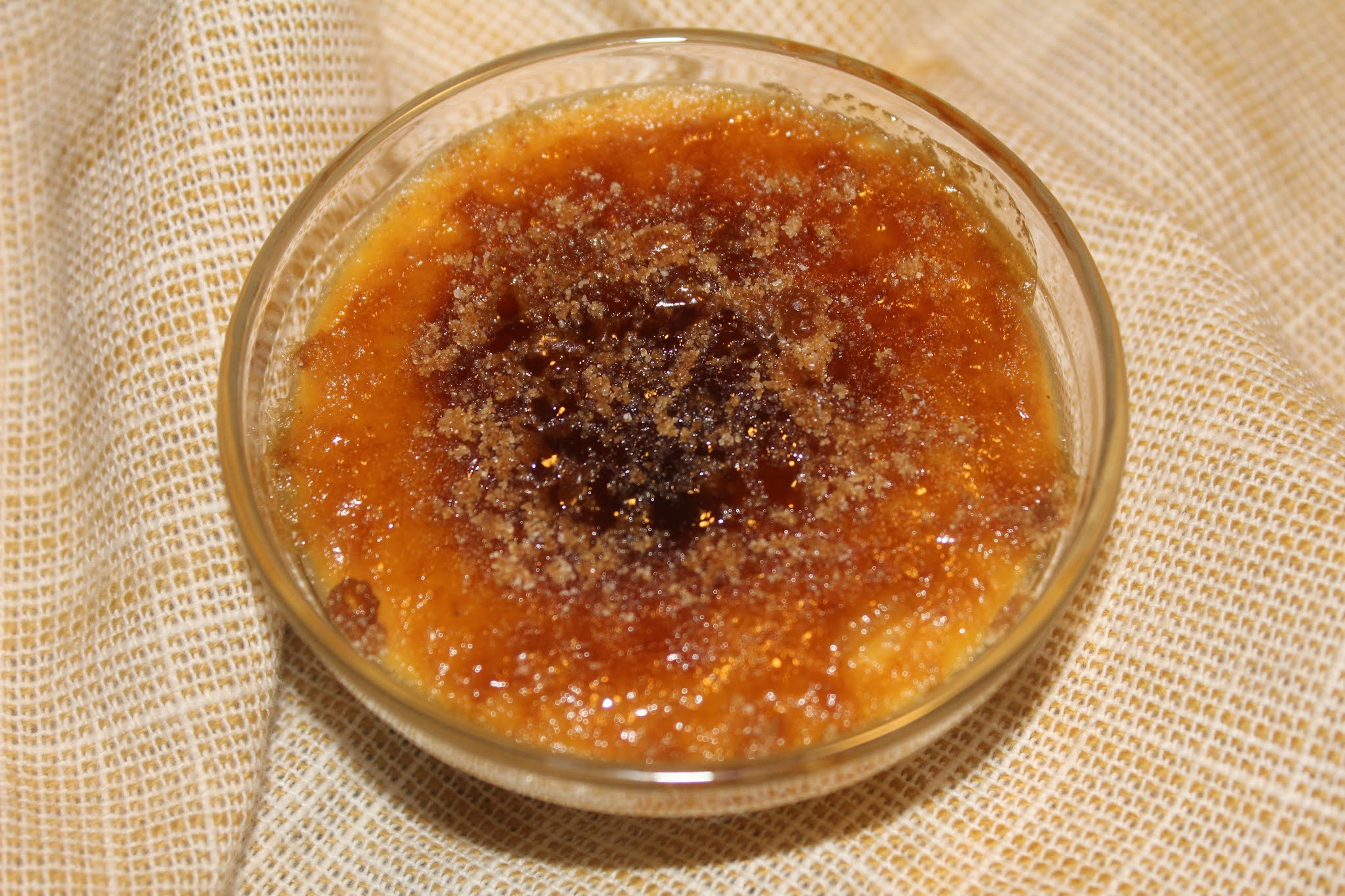 Serve Sweet Pumpkin Persimmon Ginger Crème Brûlée