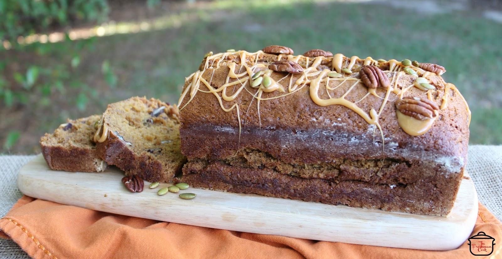 Caramel Pecan Pumpkin Bread