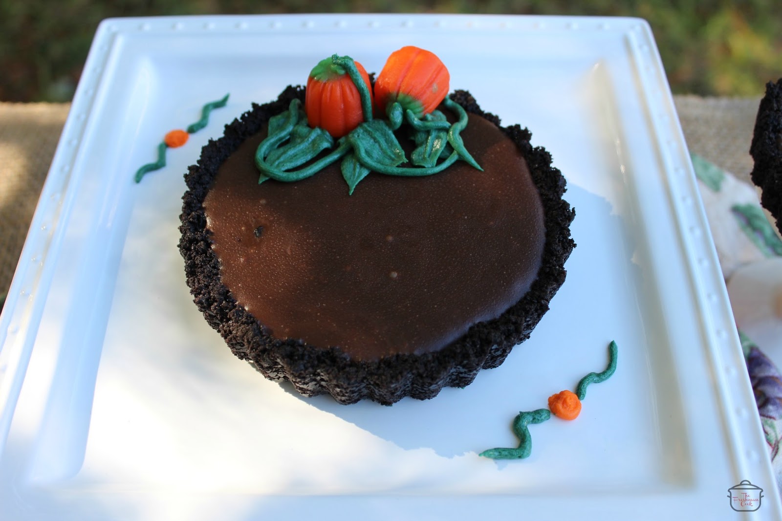 Easy Fall Chocolate Tart