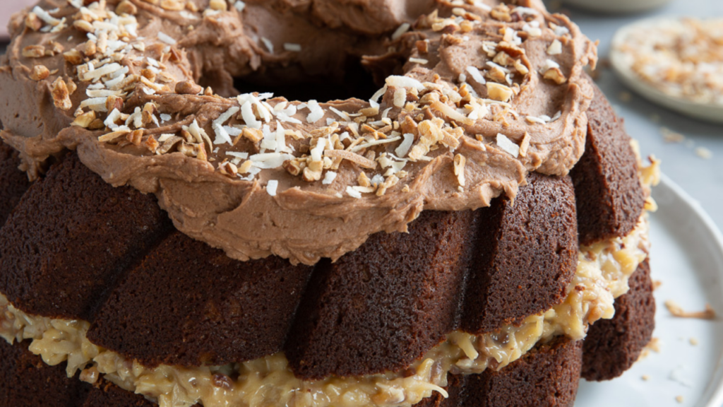 German Chocolate Bundt Cake