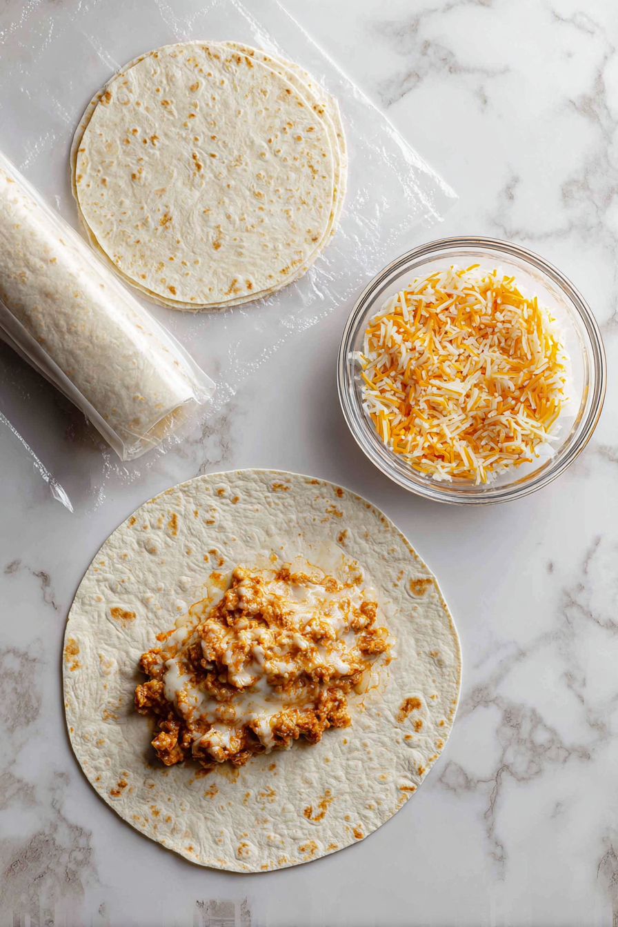 Brush the edges with water. Fold the 2 opposite sides in and roll the egg roll tight.