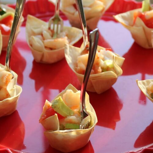 Ceviche Shrimp Cups