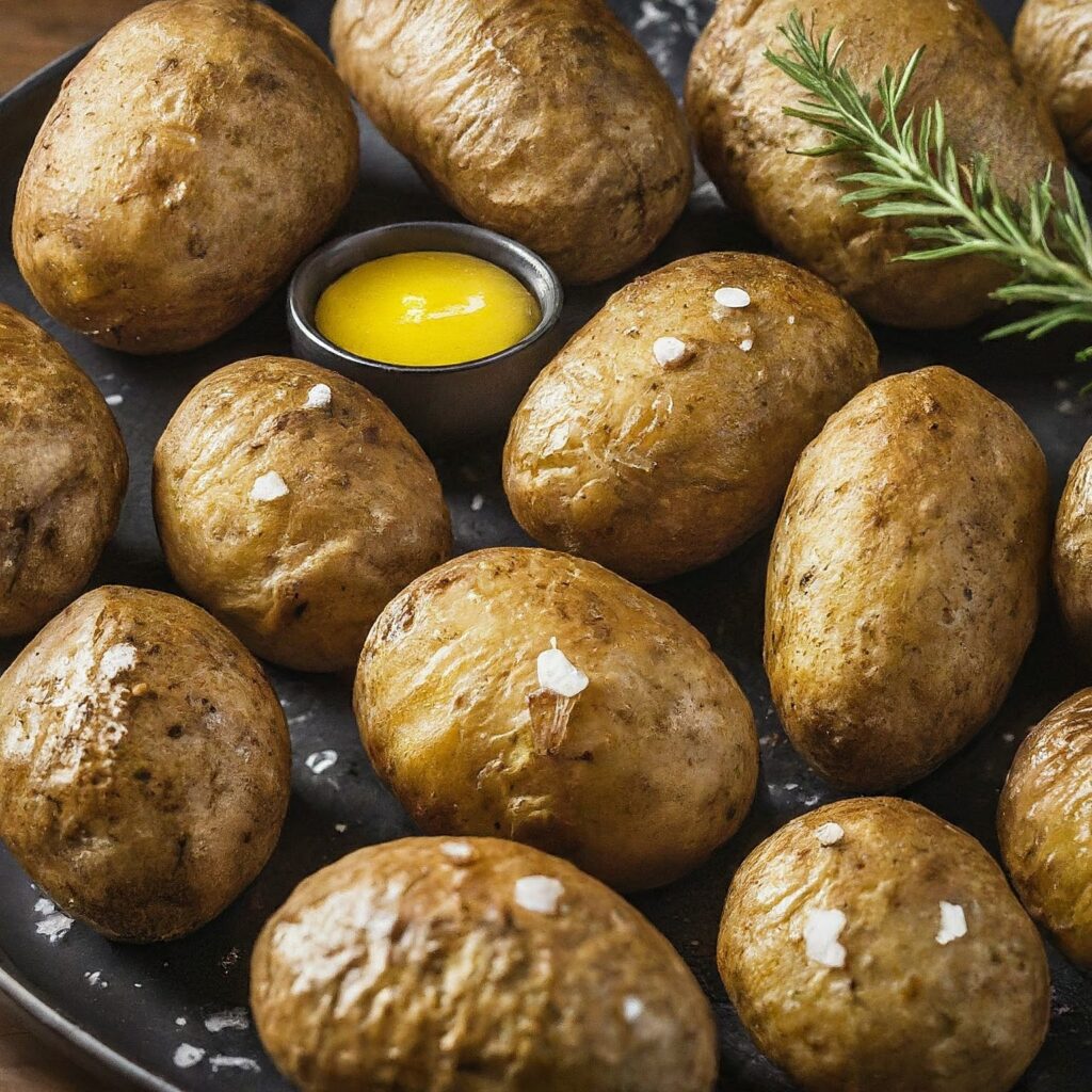 air fryer baked potatoes: Ultimate Crispy Delight!This Air Fryer Baked Potatoes recipe yields perfectly crispy and fluffy potatoes, with a golden-brown skin that's irresistible. Simple to prepare and cooked to perfection in the air fryer, these potatoes are versatile and can be enjoyed with a variety of toppings or as a side dish to complement any meal.





