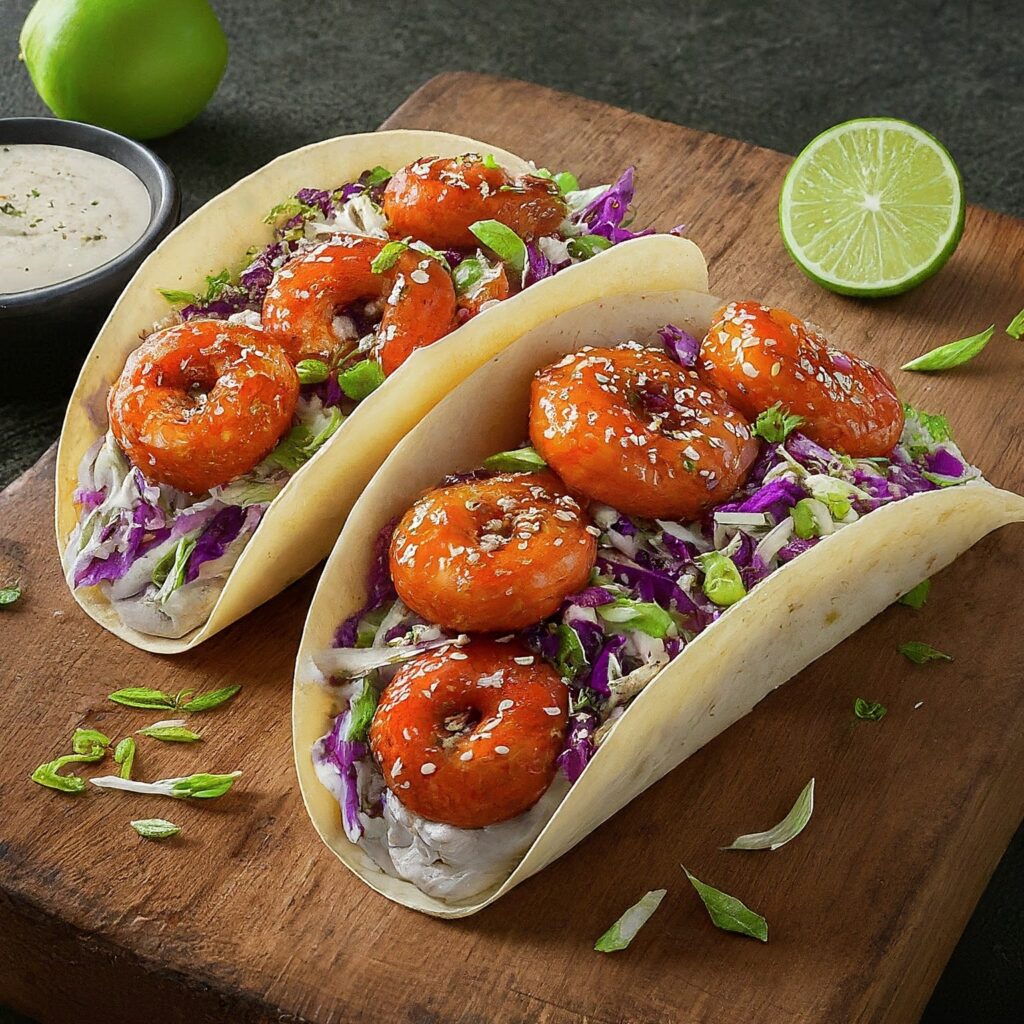 Savor the delicious flavors of shrimp tacos with your choice of taco shell. Whether you prefer soft corn tortillas for an authentic taste or crunchy hard shells for added texture, the combination of tender shrimp and flavorful fillings is sure to satisfy your cravings. Experiment with different taco shell options to find your perfect match and enjoy a mouthwatering taco experience!