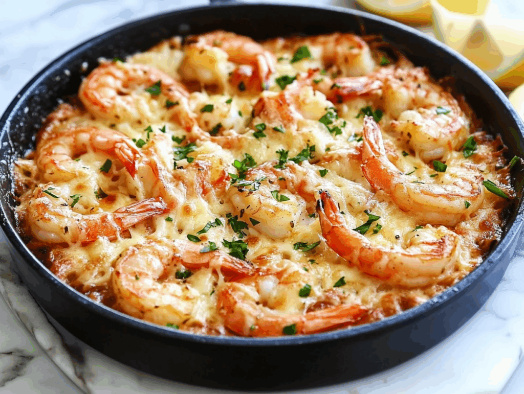 Cheesy Garlic Shrimp Recipe: Delivered the Taste!