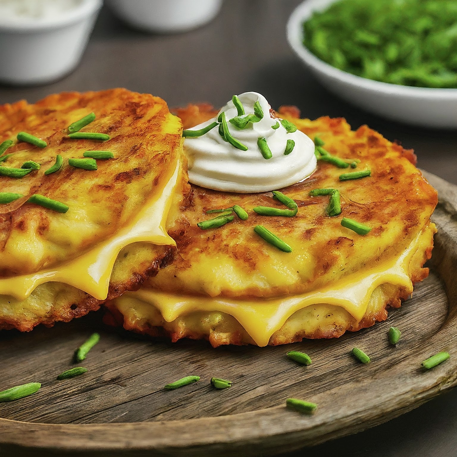 CHEESY MASHED POTATO PANCAKES RECIPE: DELIGHTFUL SENSATION!