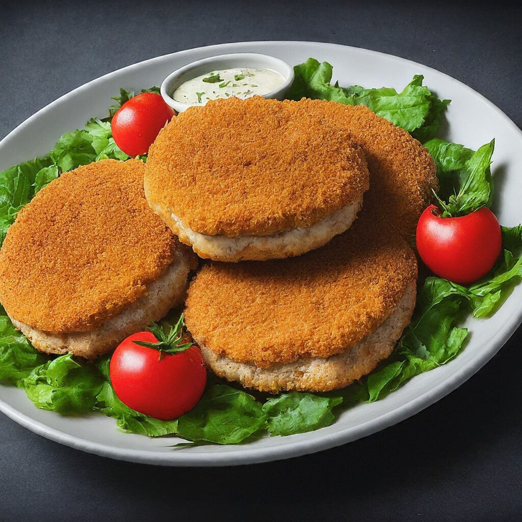 
Indulge in the crispy goodness of our homemade chicken patties! Bursting with savory flavor and cooked to golden perfection, these patties are a hit with kids and adults alike. Perfect for sandwiches, salads, or as a tasty snack, they're sure to become a family favorite. Dive into this simple yet delicious recipe and enjoy the satisfaction of homemade goodness with every bite!




