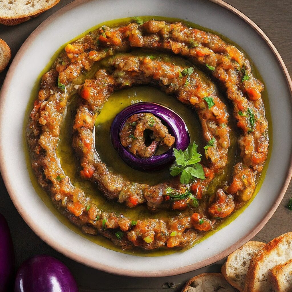 Indulge in the luscious flavors of our Eggplant Caviar Spread—a tantalizing blend of roasted eggplant, savory spices, and zesty accents. This versatile spread offers a velvety texture and a depth of flavor that pairs effortlessly with your favorite breads, crackers, or veggies. Elevate your appetizer game with this irresistible spread that promises to tantalize your taste buds and impress your guests with its gourmet flair.