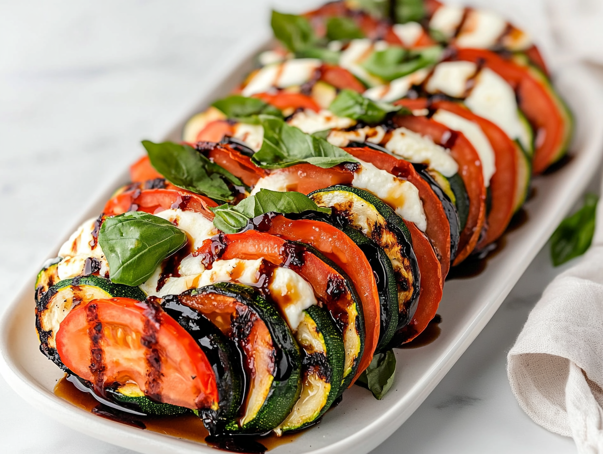 Grilled Zucchini Caprese Recipe: Blissful Delight!