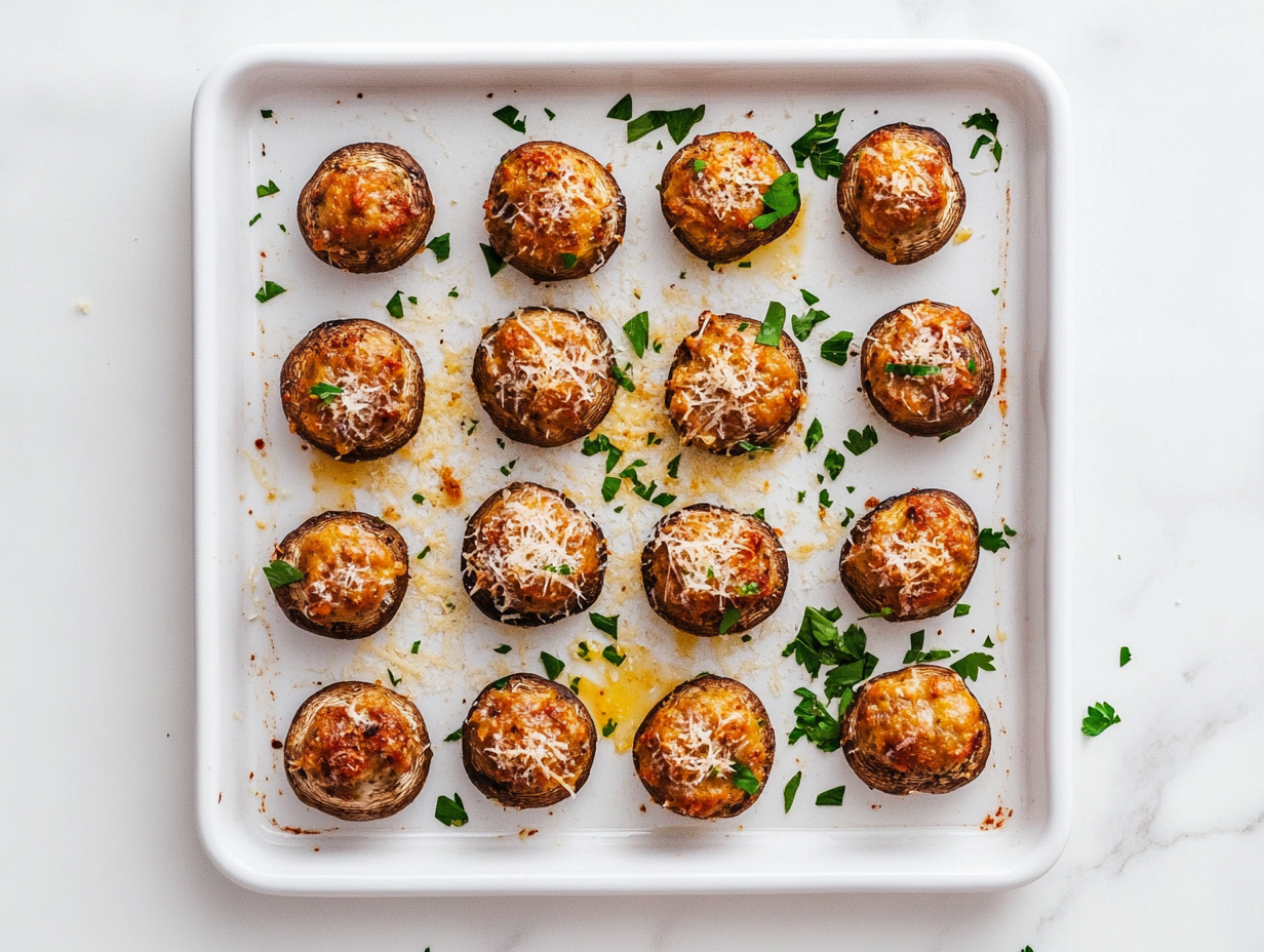 SAUSAGE STUFFED MUSHROOM RECIPE: A FLAVORFUL DELIGHT!