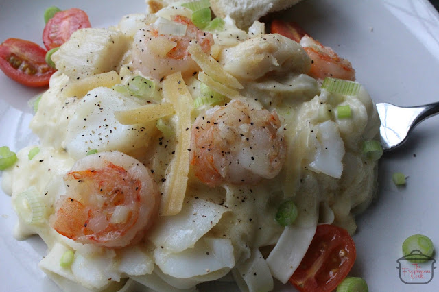 Seafood Fettuccine Alfredo