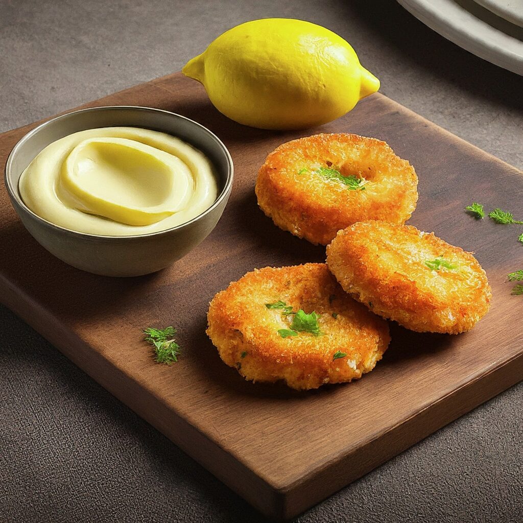 Dive into a burst of flavor with our Shrimp Cakes with Lemon Aioli recipe. Featuring succulent shrimp blended with aromatic herbs, spices, and breadcrumbs, these crispy cakes are perfectly complemented by a zesty lemon aioli. A tantalizing dish that will leave your taste buds craving more.