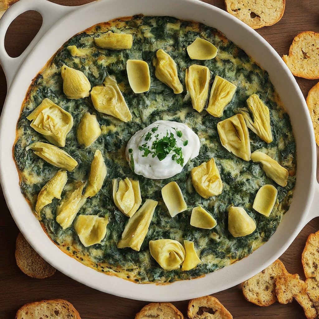Indulge guilt-free with our Skinny Spinach and Artichoke Dip—a lighter take on the classic favorite! Packed with nutrient-rich spinach, tangy artichokes, and a creamy blend of Greek yogurt and dairy-free alternatives, this dip is as satisfying as it is wholesome. With just a few simple swaps, you can enjoy all the flavor and creaminess without the extra calories. Perfect for parties or snacking, this dip pairs perfectly with an array of dippers for a delicious and nutritious treat.