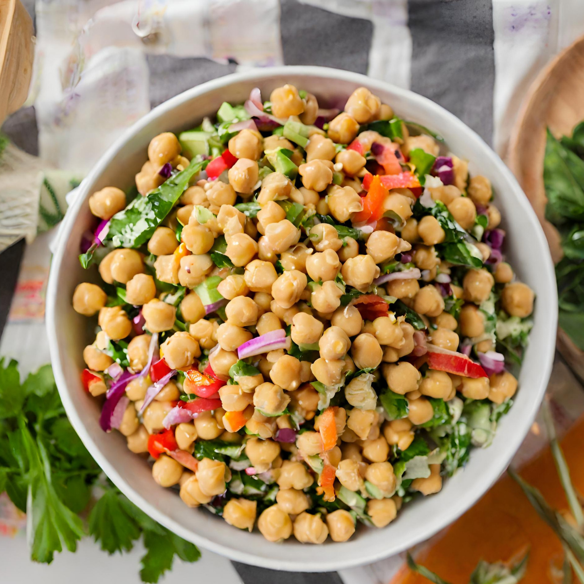 Chickpea Salad Recipe (Only 10 min Recepie)