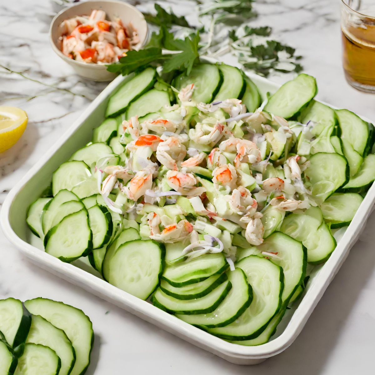 Cucumber Crab Salad Recipe "Quick & Tasty Seafood Dish" - The Fresh Man