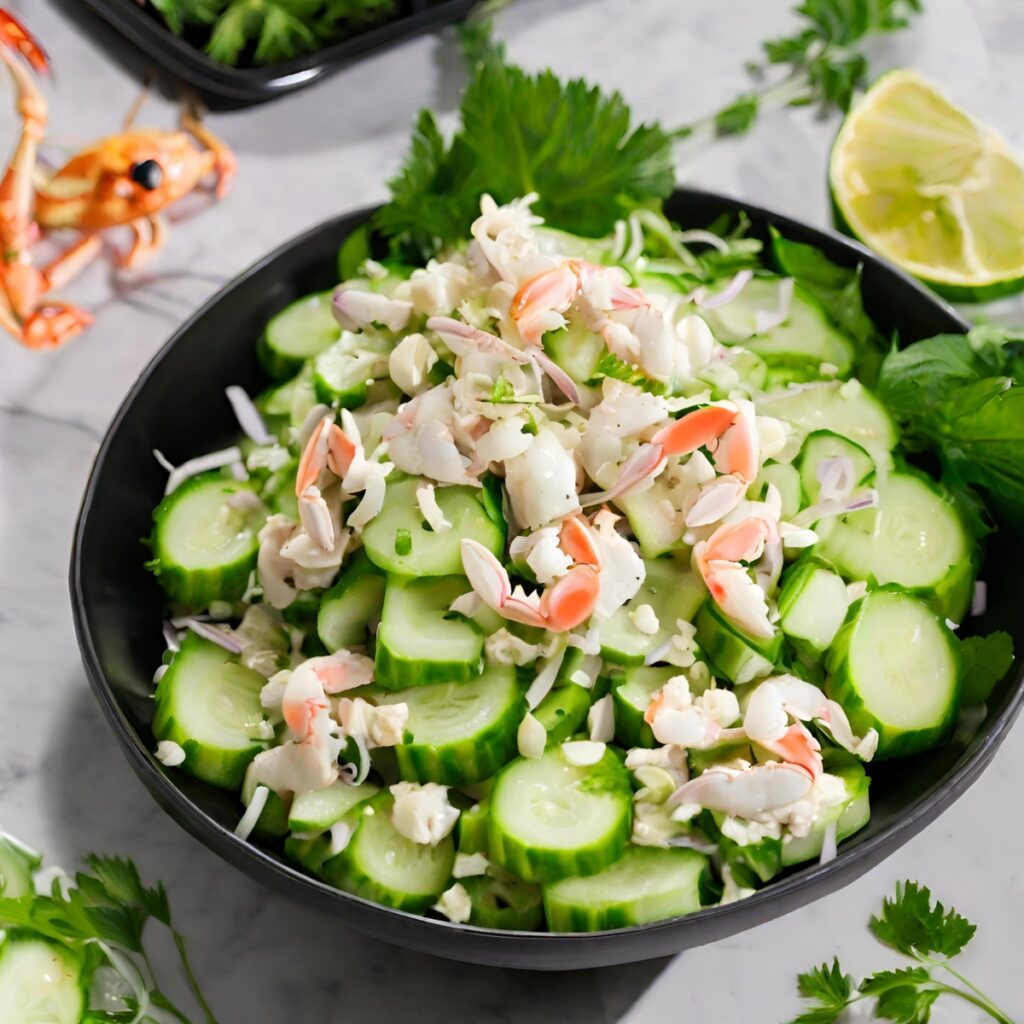 Cucumber Crab Salad Recipe "Quick & Tasty Seafood Dish" - The Fresh Man