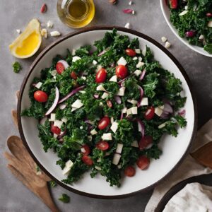 Kale Salad Recipe "Fresh Greens with a Tangy Dressing"