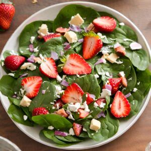 Strawberry Spinach Surprise (Sweet & Savory Delight!)
