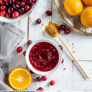 Cranberry Sauce Recipe with Orange and Honey