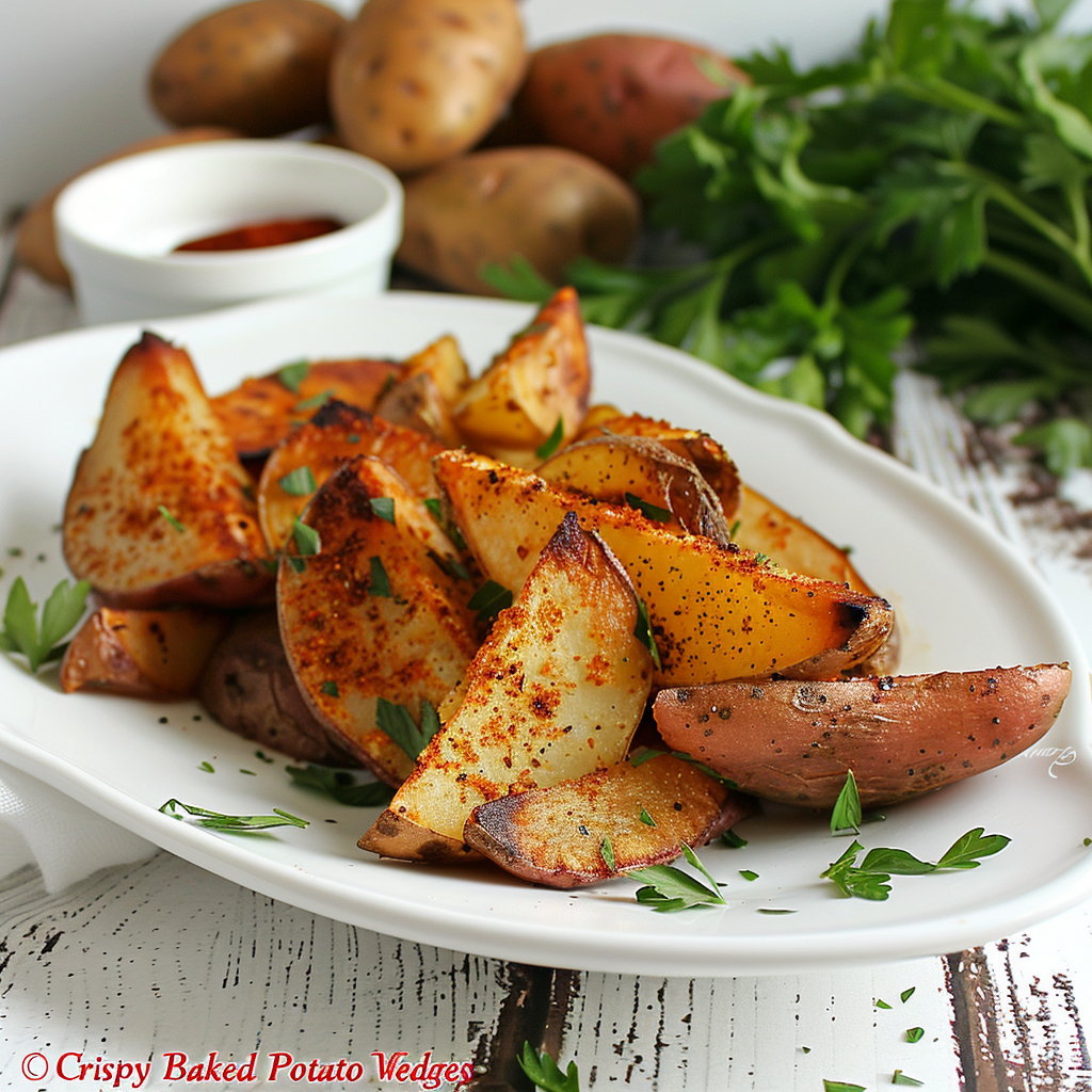 Crispy Baked Potato Wedges