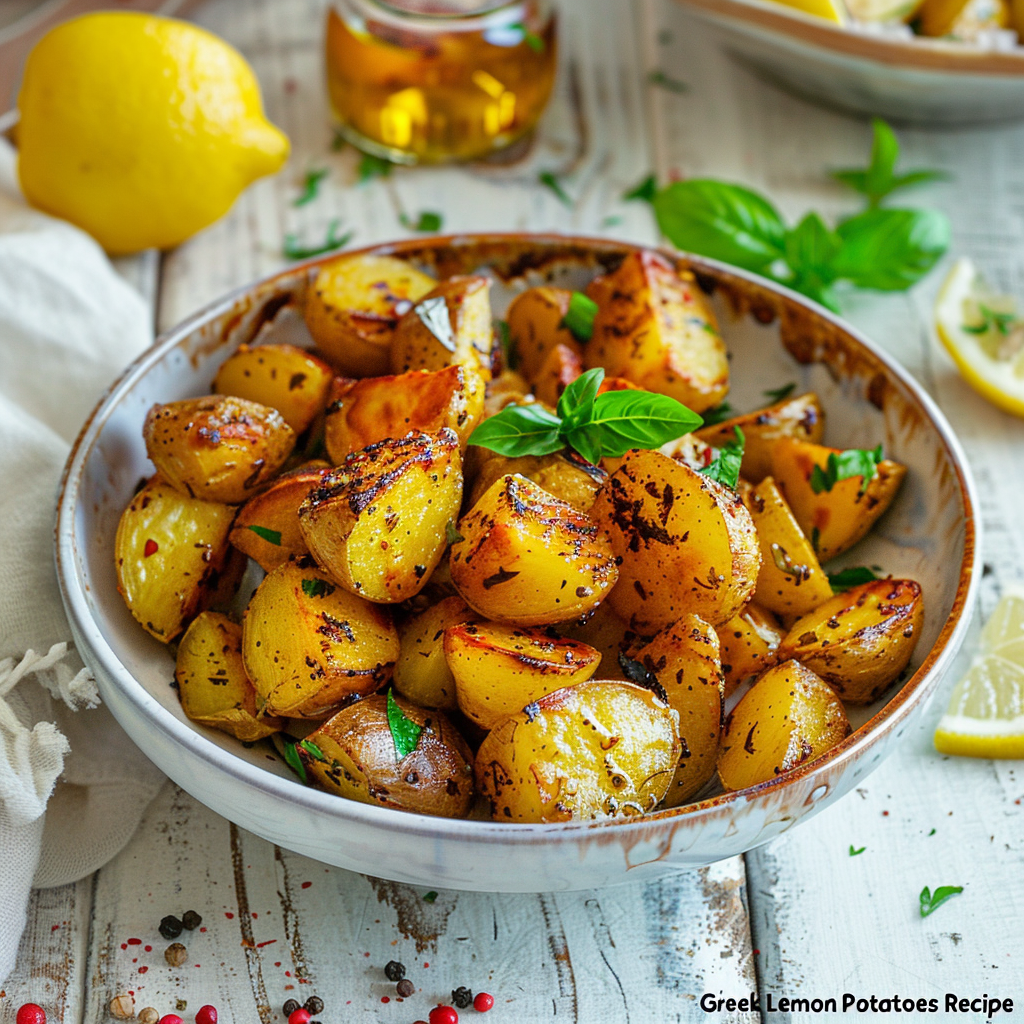Greek Lemon Potatoes Recipe