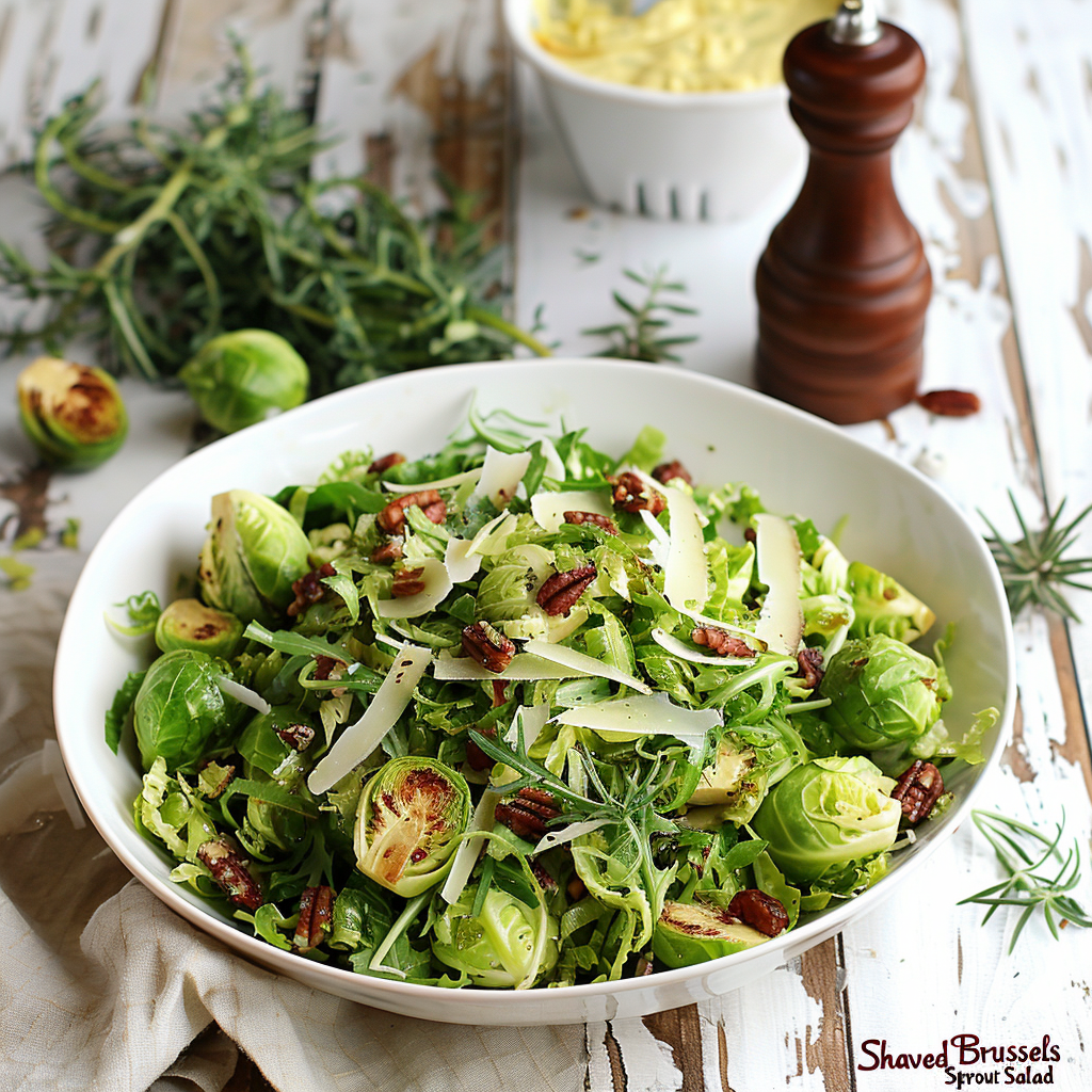 Shaved Brussels Sprout Salad