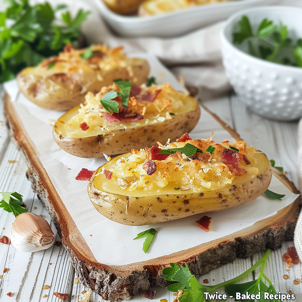 Twice-Baked Potatoes Recipe: Light Up Your Palate! - The Fresh Man cook