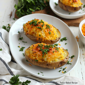 Twice-Baked Potatoes Recipe: Light Up Your Palate! - The Fresh Man cook
