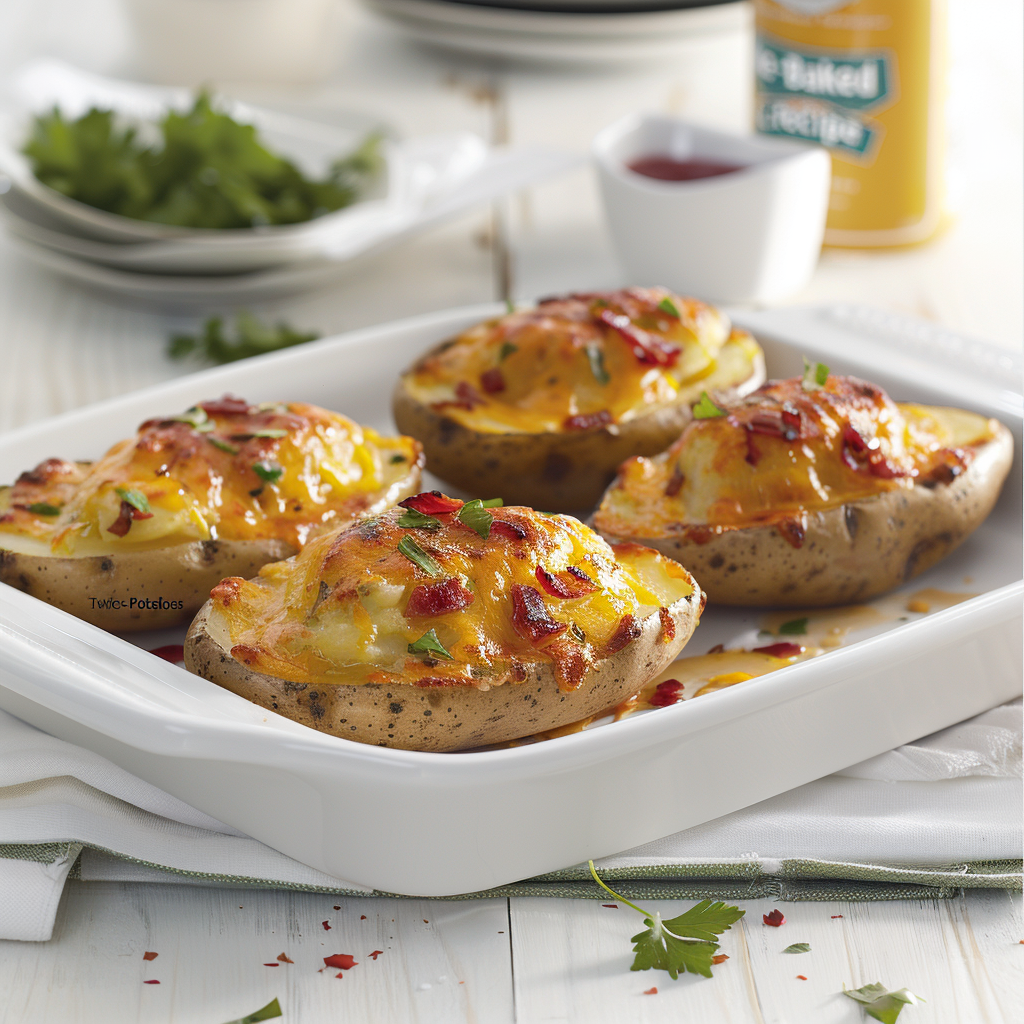 Twice-Baked Potatoes Recipe: Light Up Your Palate! - The Fresh Man cook