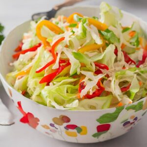 Cabbage and Bell Pepper Salad Recipe