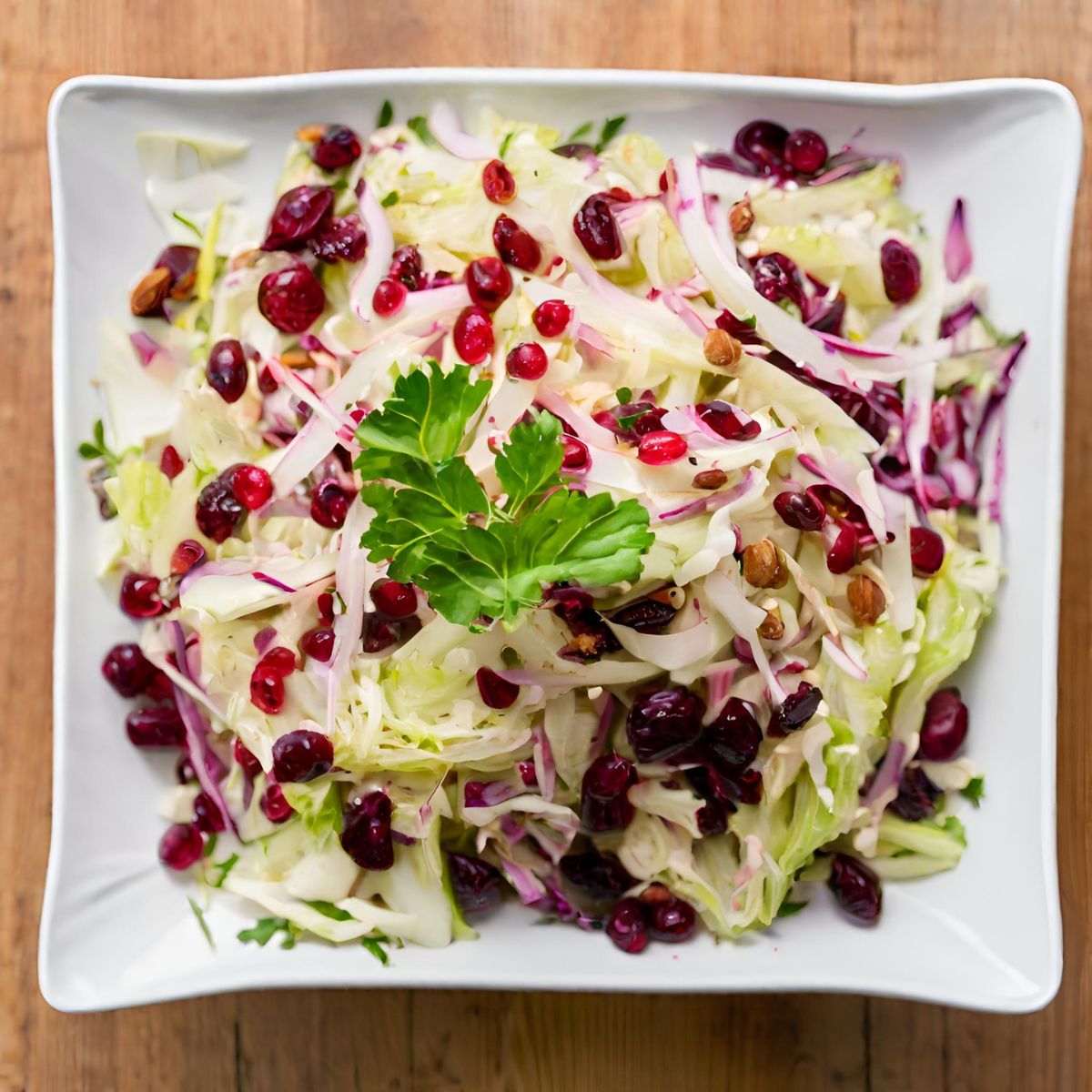 Cranberry Crunch Cabbage Salad (Tasty Tangy Twist!)