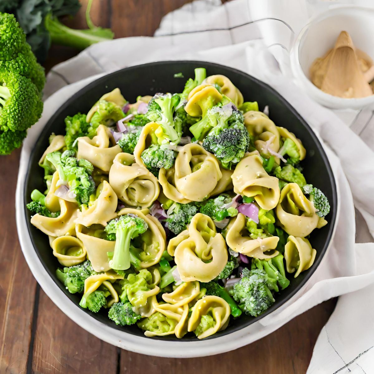 Broccoli Bliss Tortellini Salad (Sundried Surprise) The Fresh Man cook