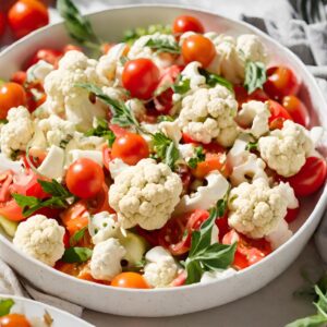 Cauliflower Tomato Salad Recipe