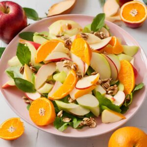 Zesty Apple-Orange Crunch Salad (Tangy & Nutty Delight)