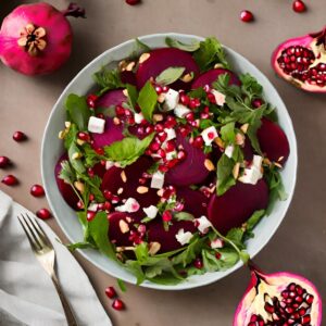 Vibrant Beet & Pomegranate Salad (Zesty & Colorful Mix!) 