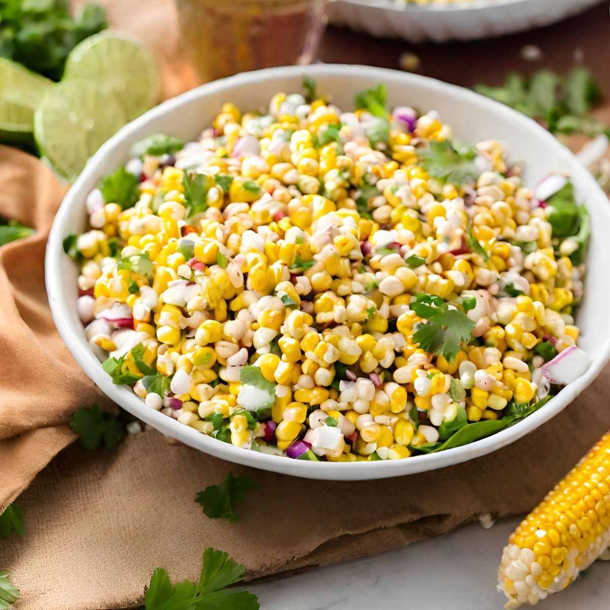 "Zesty Mexican Corn Salad (With a Spicy Twist!)"