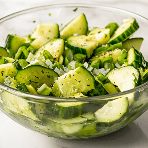 Cucumber Avocado Salad Recipe (5 min Recipe)