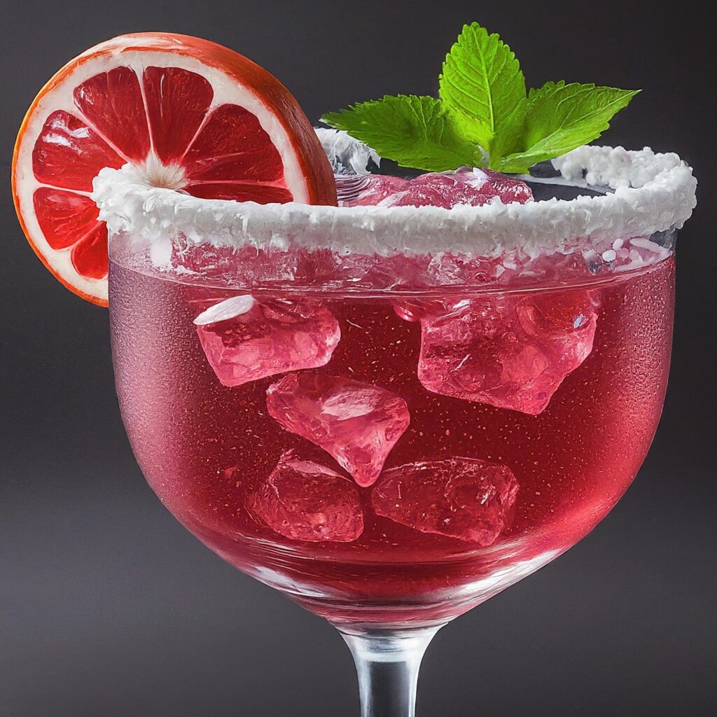 Indulge in the vibrant flavors of Pomegranate Margarita, a refreshing twist on the classic cocktail. Combining silver tequila, triple sec, freshly squeezed lime juice, and pomegranate juice, this colorful concoction offers a delightful balance of sweet, tart, and zesty flavors. Shake with ice, strain into a salt-rimmed glass, and garnish with lime wedges and pomegranate arils for a festive finishing touch. Cheers to sipping on this fruity and festive libation!