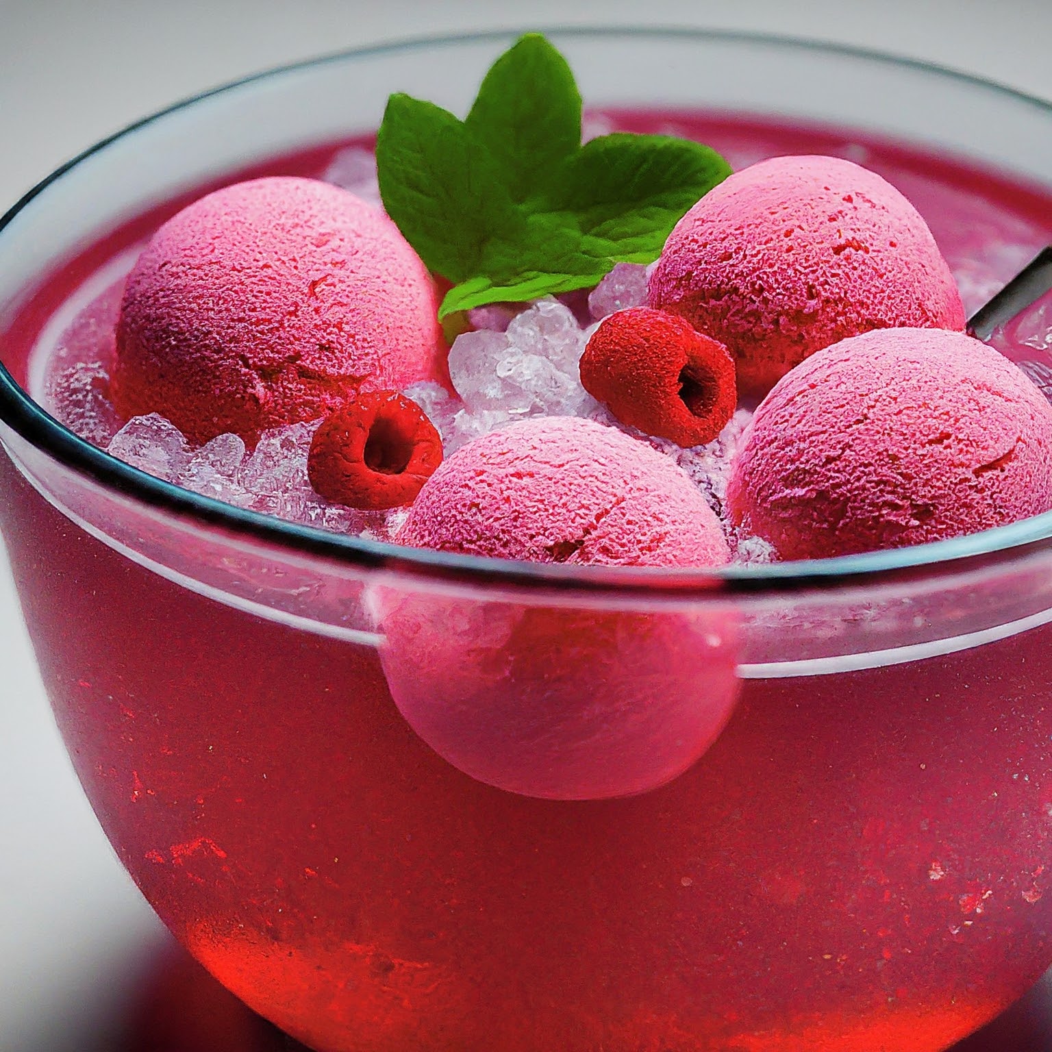 Raspberry Sherbet Party Punch Recipe