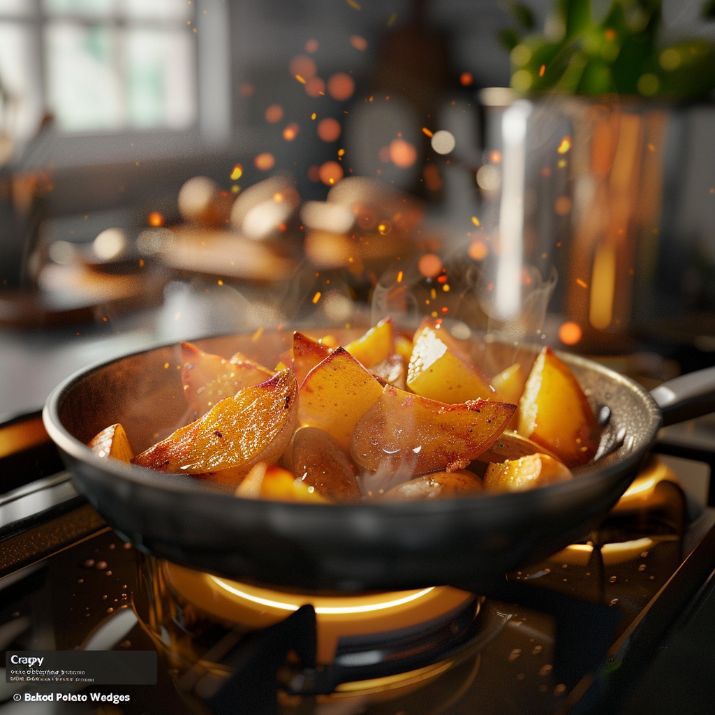 Crispy Baked Potato Wedges