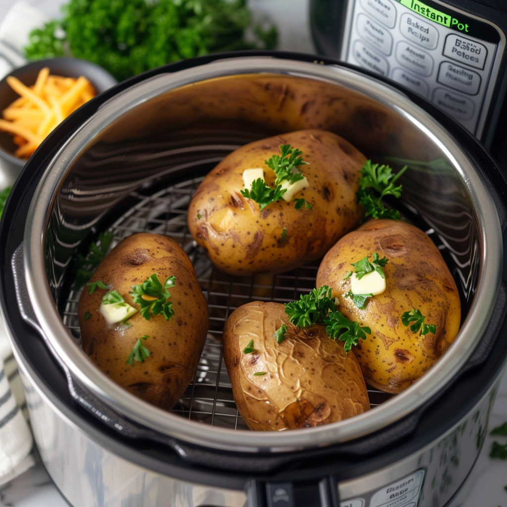 Instant Pot Baked Potatoes Recipe