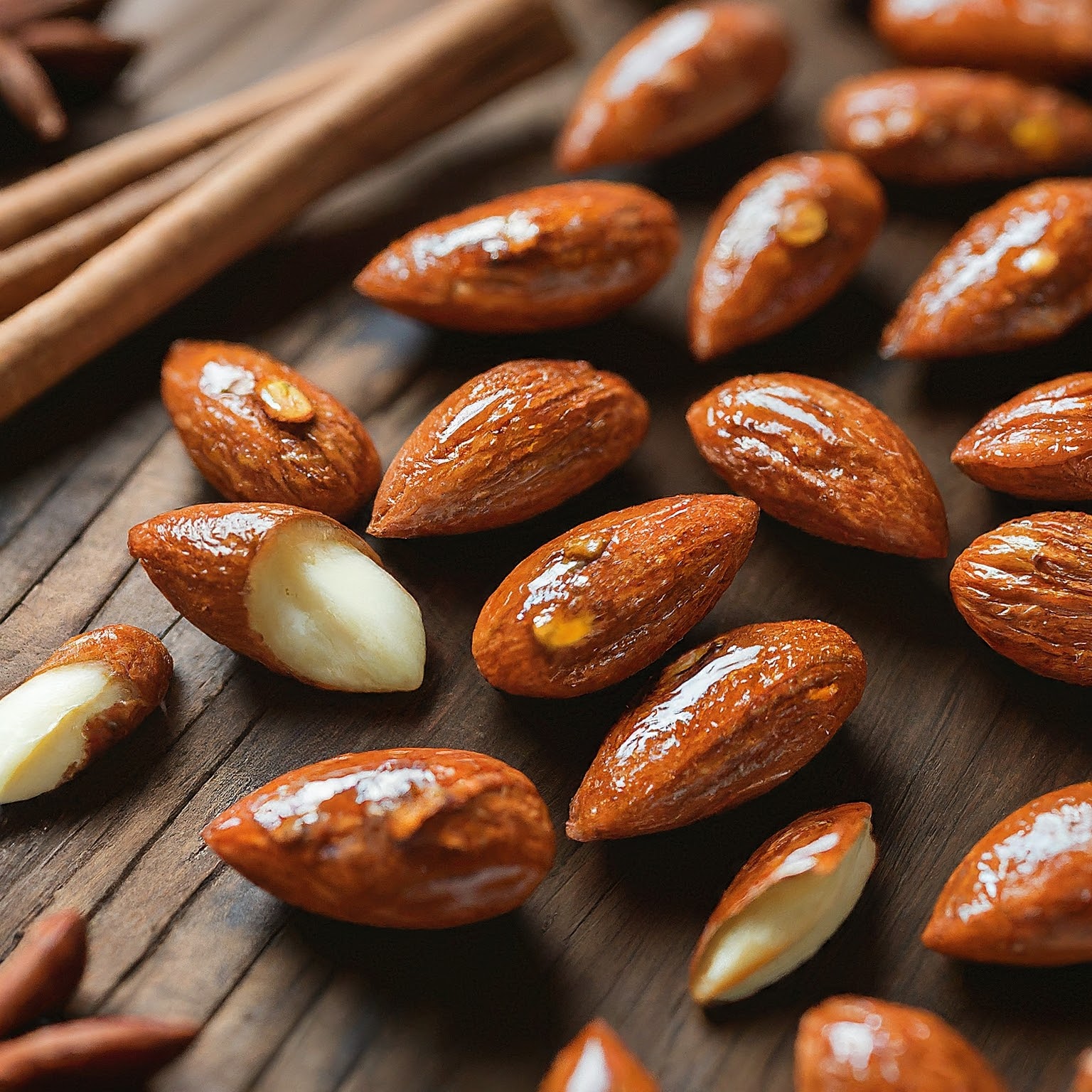 Spiced Honey Roasted Almonds Recipe: Gleeful Nibbles! - Explore a ...