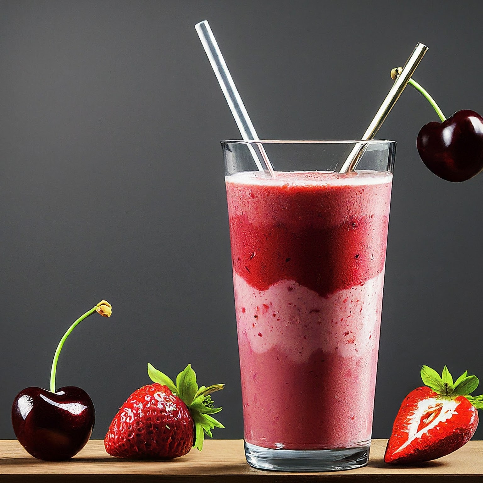 Strawberry Cherry Smoothie Recipe