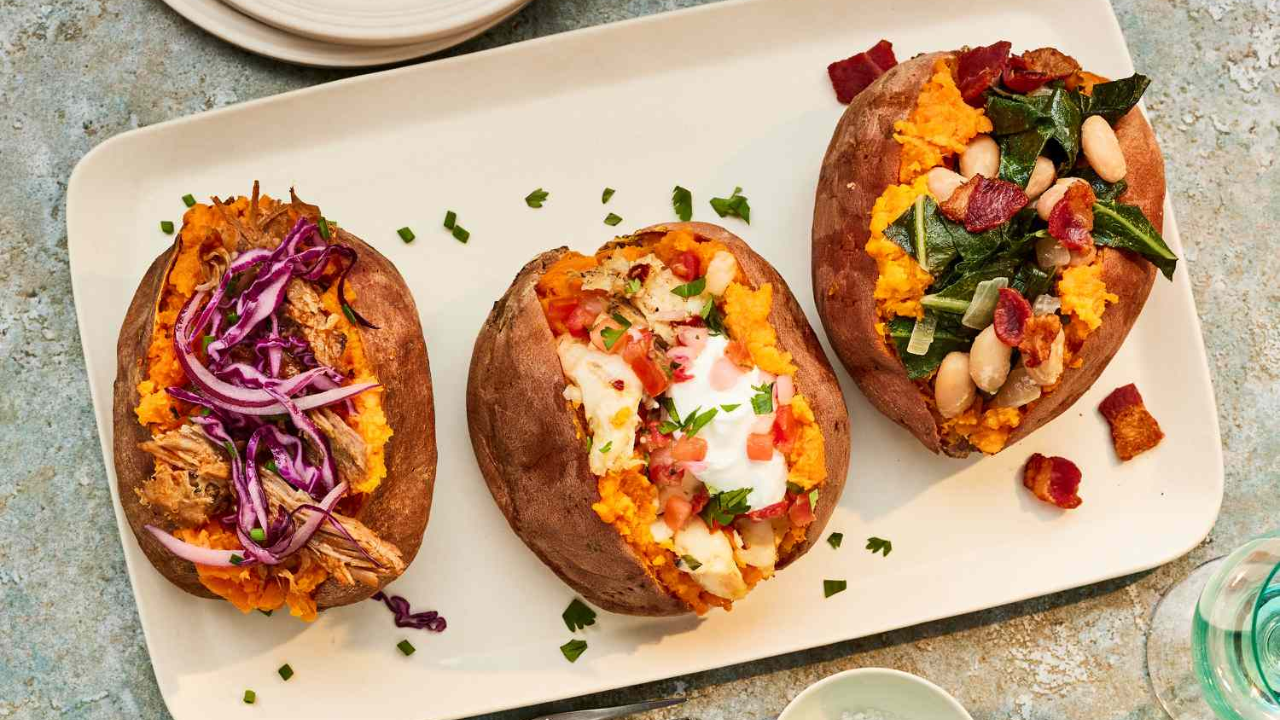 Baked Sweet Potato Recipe: A Sweet and Savory Delight! - The Fresh Man cook