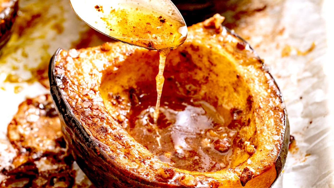 Maple-Roasted Acorn Squash: Light Up Your Palate! - The Fresh Man cook