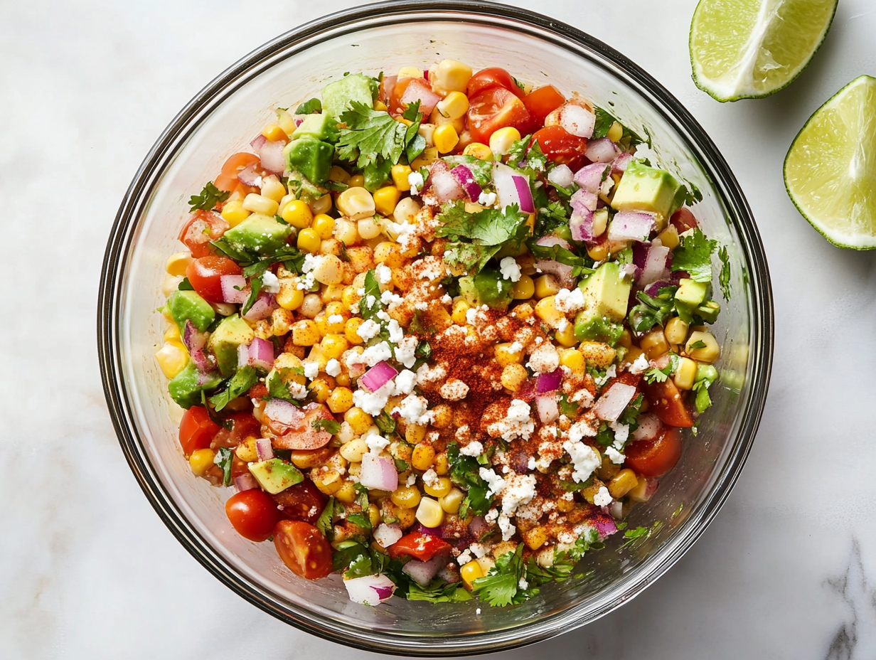 "Zesty Mexican Corn Salad (With a Spicy Twist!)"