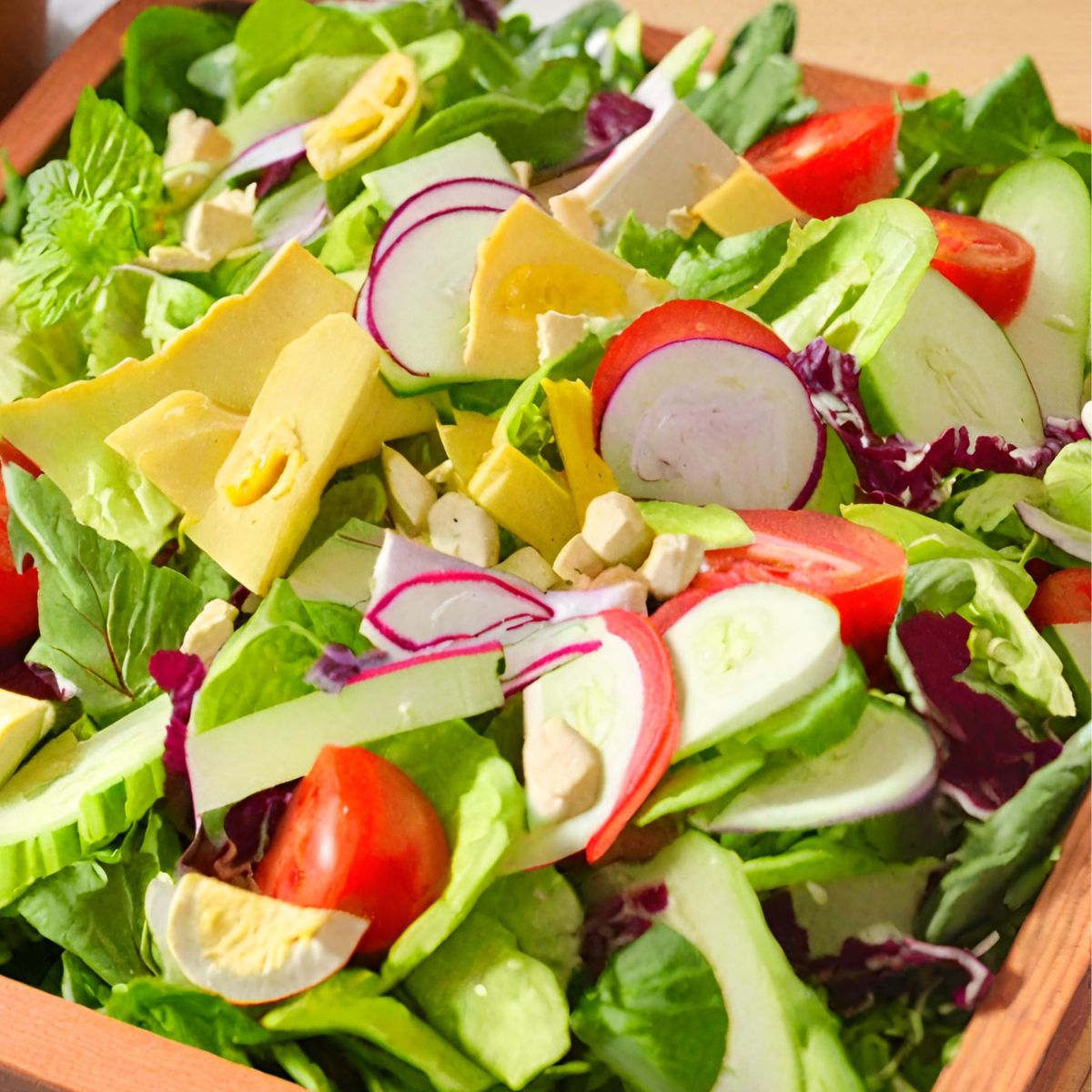 Garden Salad "Colourful, Crunchy, and Healthy"