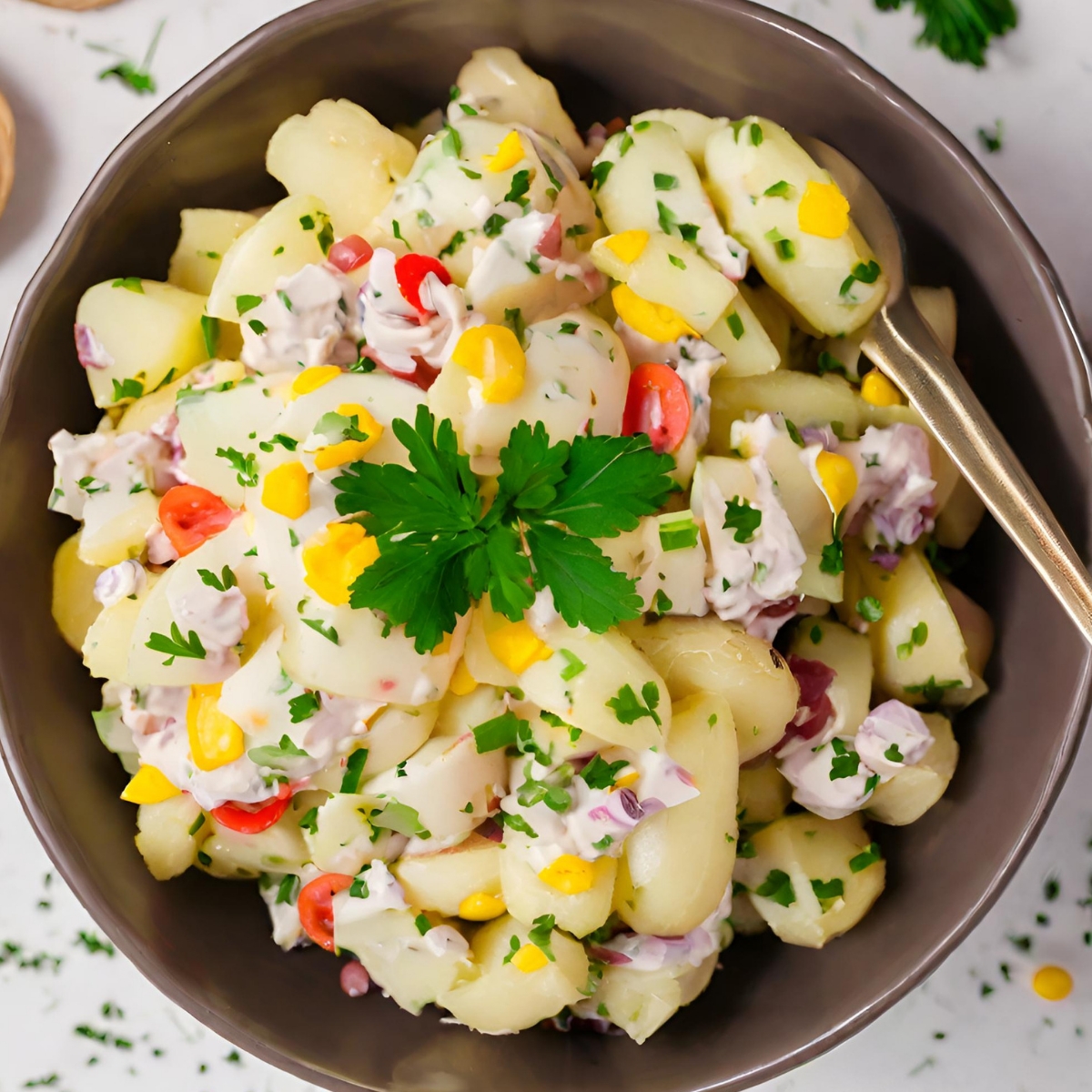 Savory Ukrainian Potato Salad (Hearty & Flavorful) - The Fresh Man cook